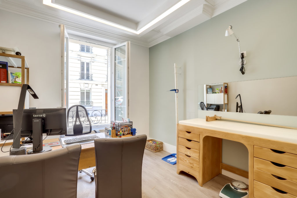 Rénovation d'un bureau de médecin à Paris 15