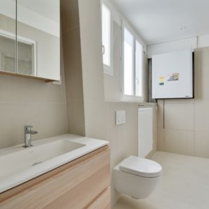 Rénovation appartement haussmanien - salle de bains