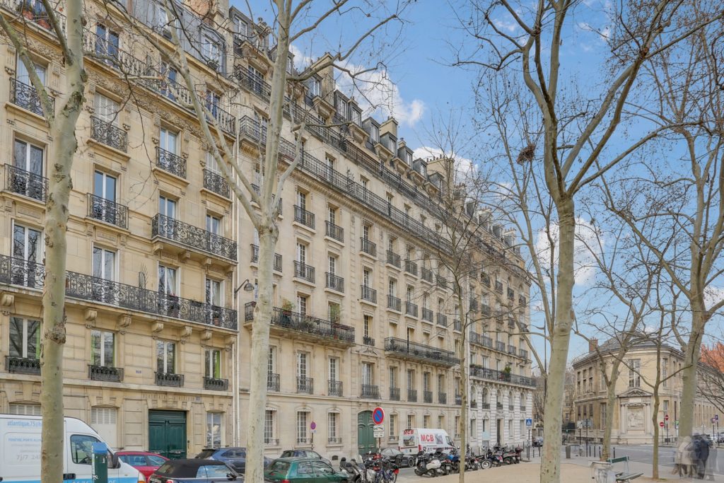 rénovation façade appartement haussmannien 6ème arrondissement de Paris
