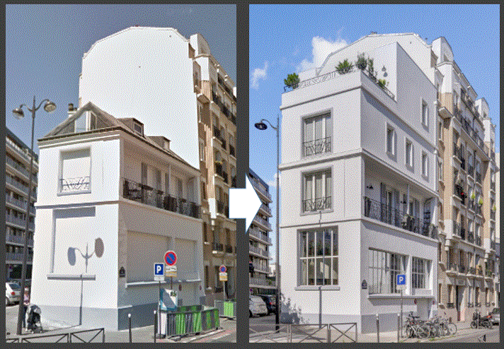 Avant / Après maison à Paris dans le 15ème arrondissement
